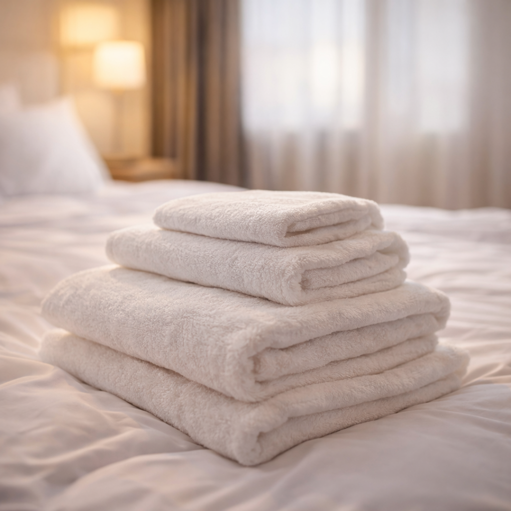 Bettwäsche und Handtücher
