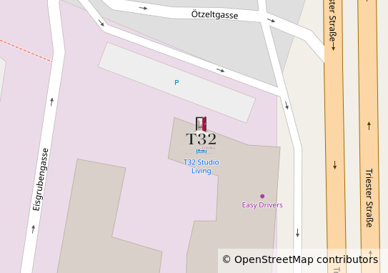 Standortkarte von T32 Studio Living
